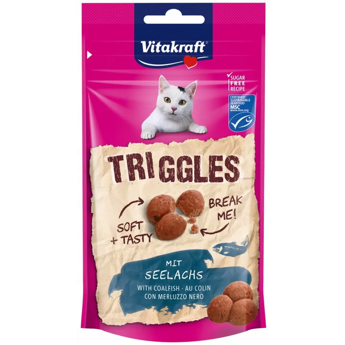 VITAKRAFT Triggles Coalfish - лакомства за котки - 40гр