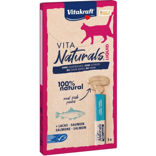 VITAKRAFT Vita Naturals Liquid Salmon лакомства за котки 5