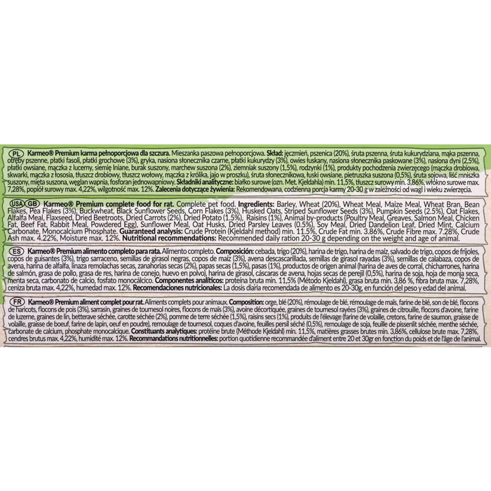 VITAPOL Karmeo Premium - храна за плъхове - 500гр