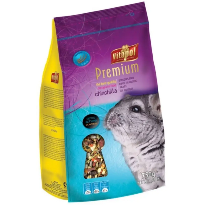 Vitapol пълноценна храна за чинчили - 750гр