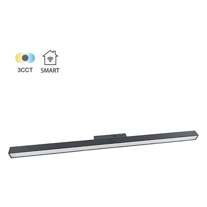 LED ЛИНЕЙНО ТЯЛО 20W 3CCT 60CM ЗА МАГНИТНО-РЕЛСОВ МОНТАЖ VITO