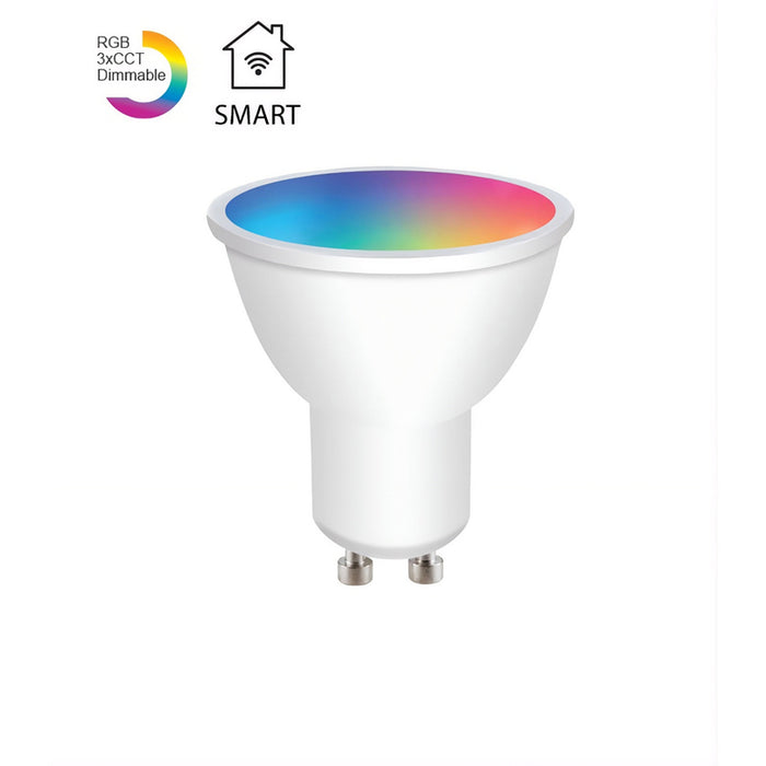 LED SMART КРУШКА RGB+ 3CCT VITO 5W GU10 475LM WI-FI SAGA PRO