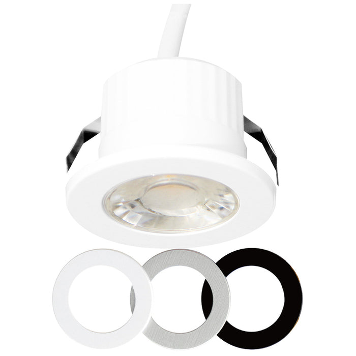 LED ЛУНА 3W CCT 280LM 3 РИНГА БЯЛА VITO TRIPLET