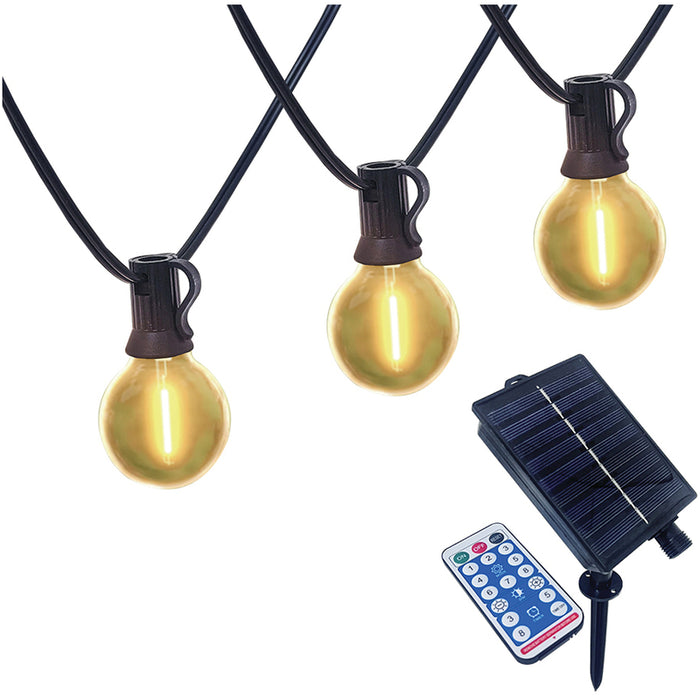 LED СОЛАРЕН ГИРЛЯНД 10M+3М 3000К IP44 VITO STRING-20S