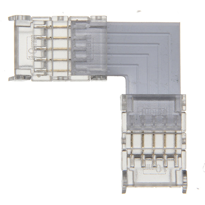 КОНЕКТОР ЗА LED ЛЕНТА RGBW 10ММ L-ФОРМА 2 БРОЯ VITO CONRS10