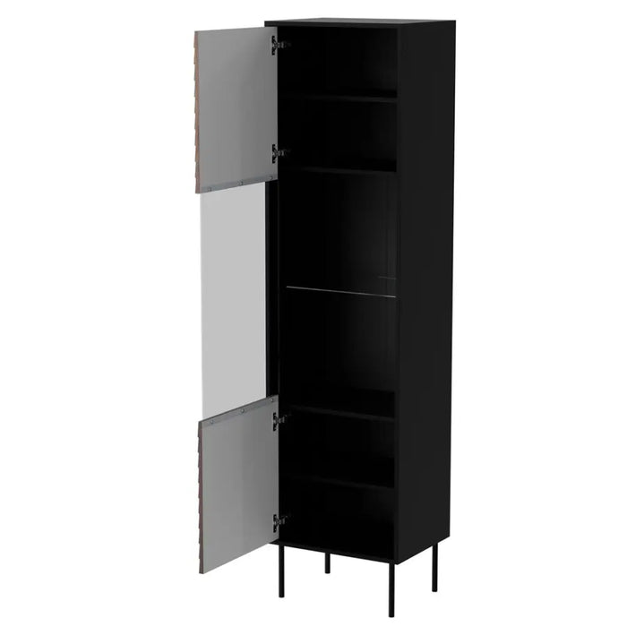 Витрина Cama CORTINA 53x40x182 черна