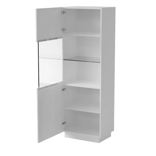 Витрина Cama LIVERTI 59.5x42x178 бяла
