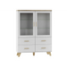 Витрина Cama LOTTA 2D4D бяло + дъб сонома