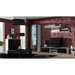 Витрина Cama SOHO S1 бял/черен гланц