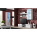 Витрина Cama SOHO S1 бяло/бял гланц