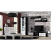 Витрина Cama SOHO S1 черен/бял гланц
