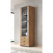 Витрина Cama SOHO S1 дъб левкас/черен