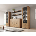 Витрина Cama SOHO S1 дъб левкас/черен