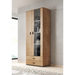 Витрина Cama SOHO S6 2D2S дъб левкас/черен