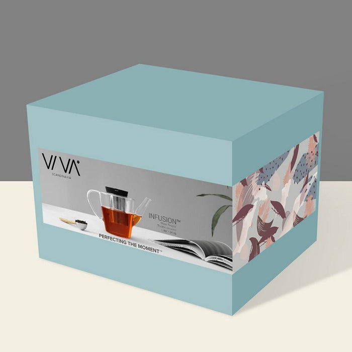 Чайник с инфузер Viva Scandinavia - Infusion, 1 L, със силиконов капак