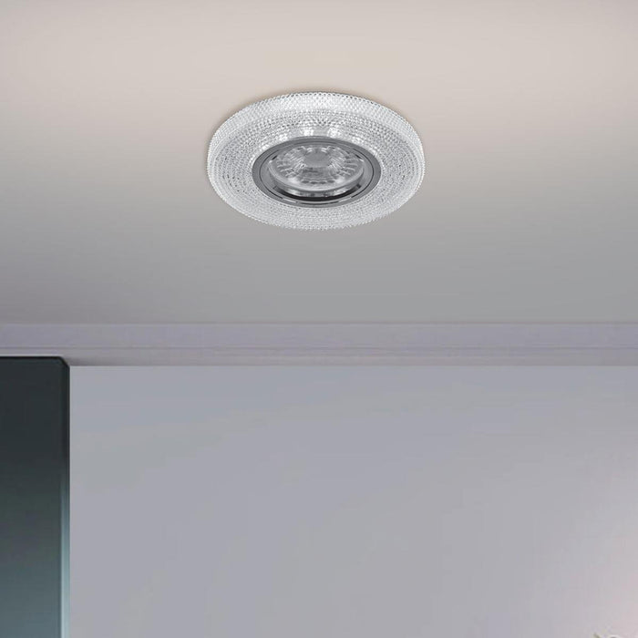 ЛУНА СЪС СТЪКЛО И СВЕТЛИНЕН LED ЕФЕКТ AZ