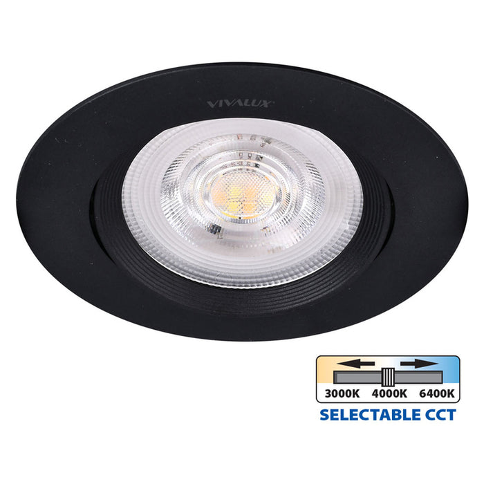 LED ЛУНА ЗА ВГРАЖДАНЕ 5W 3000К-6400К 350LM IP20 VIVALUX RAYA