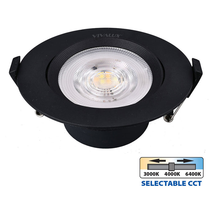 LED ЛУНА ЗА ВГРАЖДАНЕ 5W 3000К-6400К 350LM IP20 VIVALUX RAYA