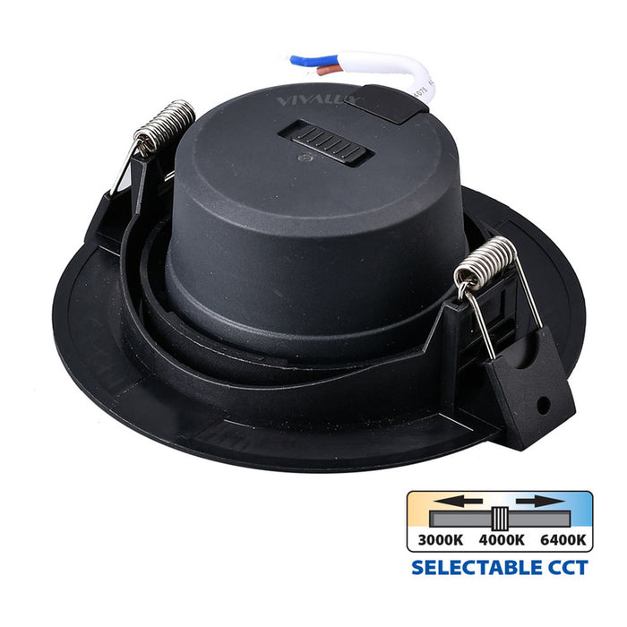 LED ЛУНА ЗА ВГРАЖДАНЕ 5W 3000К-6400К 350LM IP20 VIVALUX RAYA