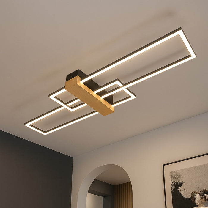 LED ПЛАФОН 30W 3000-6400K 1544LM ЧЕРЕН/ДЪРВО VIVALUX LUCAS