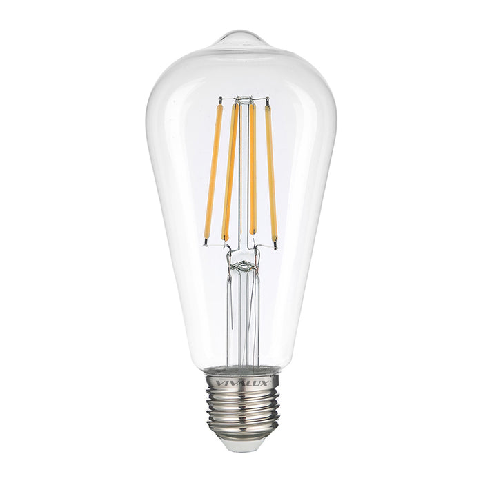 LED КРУШКА E27 8W 1055LM 4000K FILAMENT VIVALUX