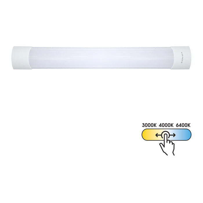 LED ЛИНЕЙНО ТЯЛО 20W 60CM 125° 2200LM CCT VIVALUX FLAT