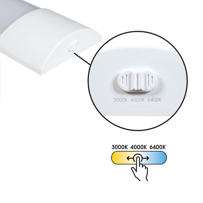 LED ЛИНЕЙНО ТЯЛО 20W 60CM 125° 2200LM CCT VIVALUX FLAT
