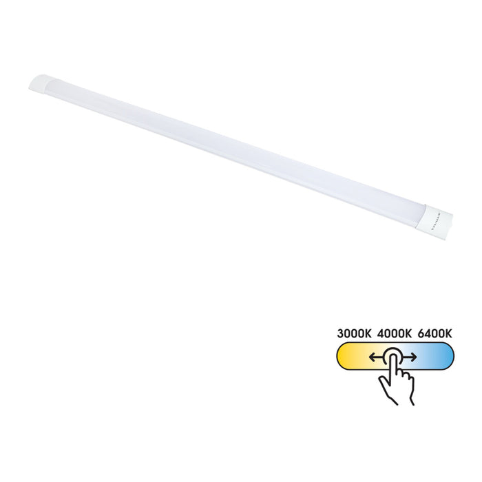 LED ЛИНЕЙНО ТЯЛО 40W 120CM 125° 4400LM CCT VIVALUX FLAT