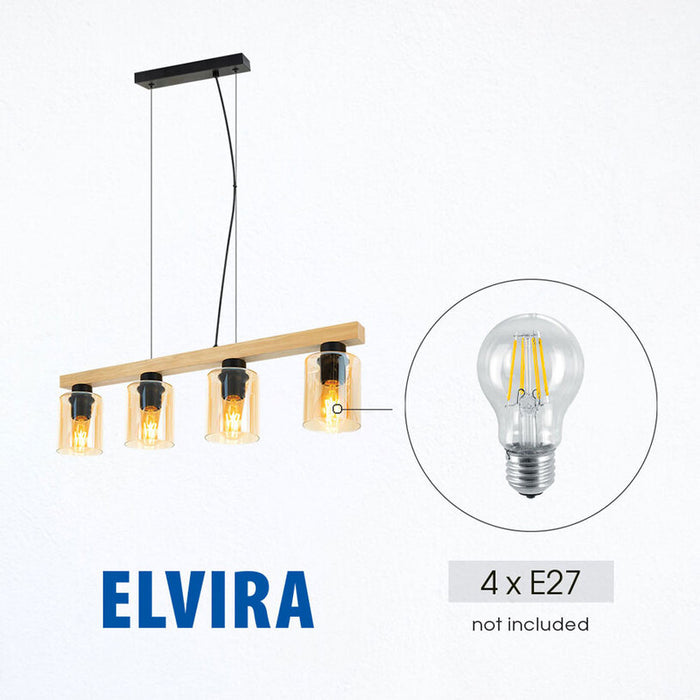 ПЕНДЕЛ 4ХЕ27 КЕХЛИБАР VIVALUX ELVIRA