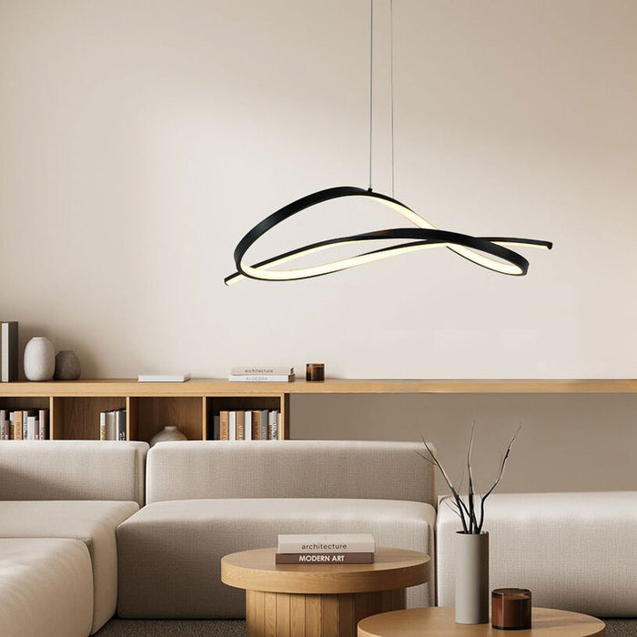 LED ПЕНДЕЛ 40W CCT 1280LM ЧЕРЕН VIVALUX MIRAGE-P