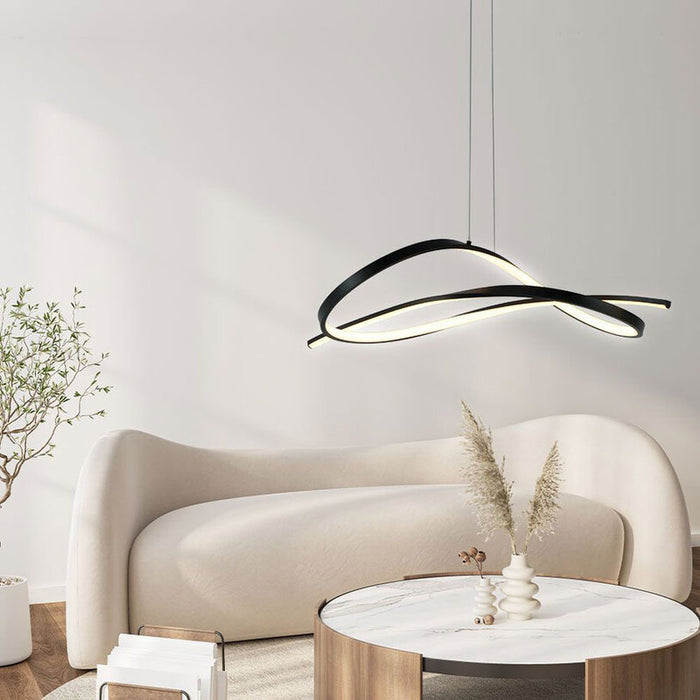 LED ПЕНДЕЛ 40W CCT 1280LM ЧЕРЕН VIVALUX MIRAGE-P