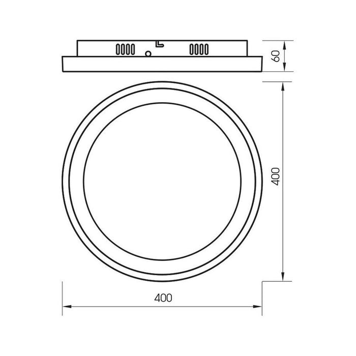 LED ПЛАФОН 60W CCT 3290LM ДИСТАНЦИОННО БЯЛ VIVALUX ALEXA-C