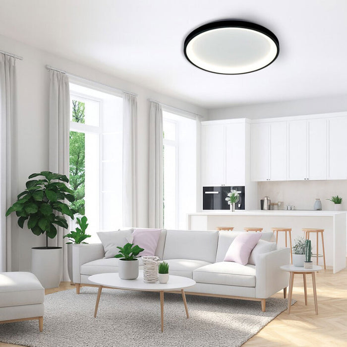 LED ПЛАФОН 80W CCT 3689LM ДИСТАНЦИОННО ЧЕРЕН VIVALUX ALEXA-C