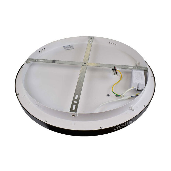LED ПЛАФОН 80W CCT 3689LM ДИСТАНЦИОННО ЧЕРЕН VIVALUX ALEXA-C