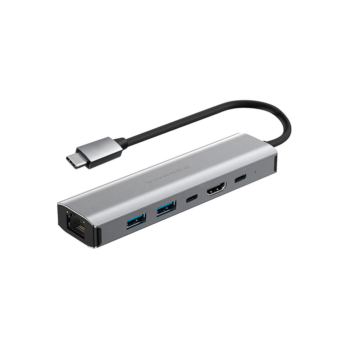 USB HUB VIVANCO 6in1 TB3 100WPD 23632