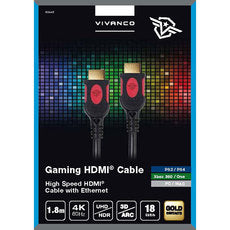 Кабел VIVANCO USB Y 2XA - MINI-B 1 m 45290