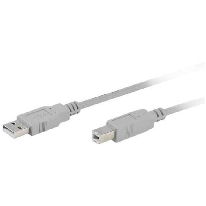 Кабел VIVANCO USB 2.0 A-B 5 m GRAY 22228