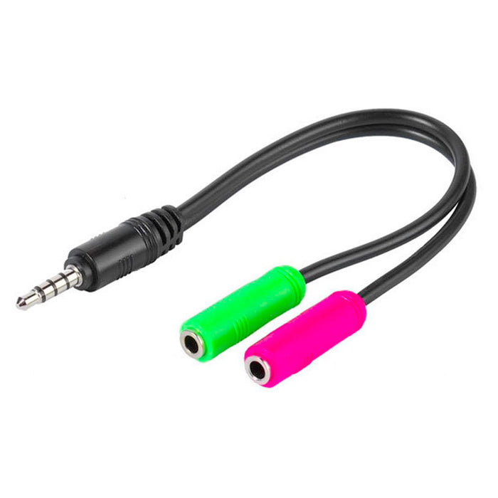 VIVANCO 3.5mm M->2x 3.5mm F 45499 0.1m