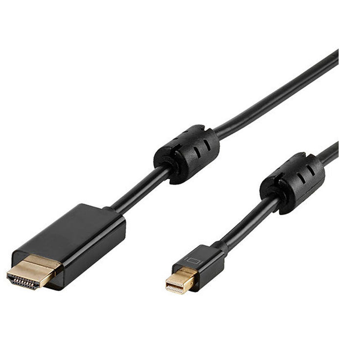 Кабел от източник с Mini DisplayP VIVANCO към приемник с HDMI Mini D.Port->HDMI 1.8 M 45344 работи само в тази посока