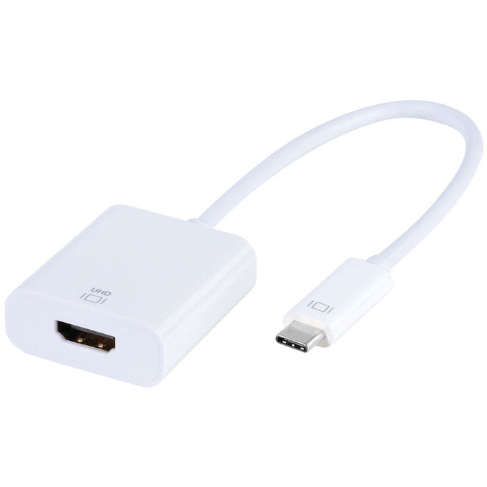 Кабел от източник с USB-C VIVANCO към приемник с HDMI USB Type-C to HDMI 45253 работи само в тази посока