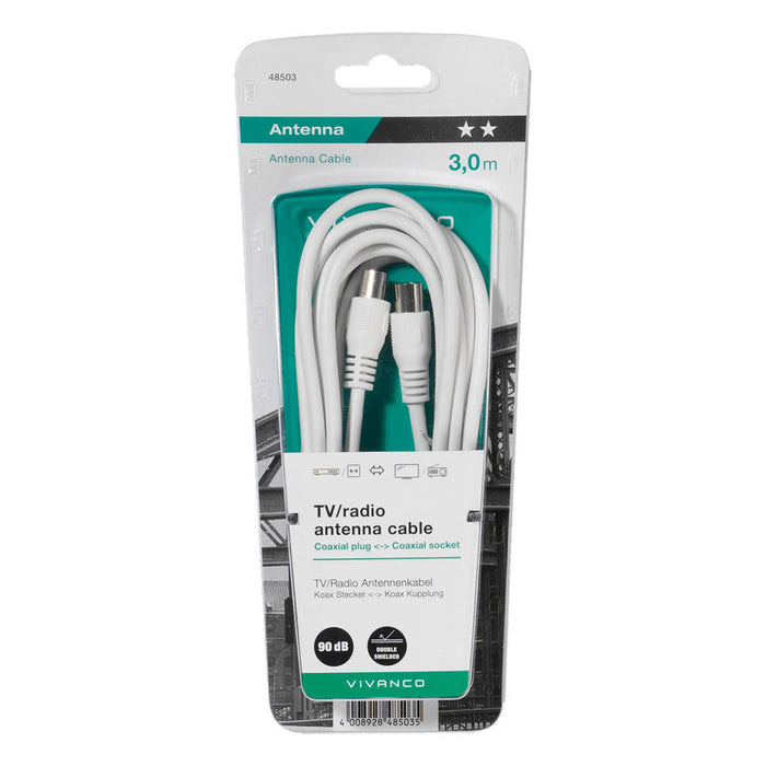Кабел VIVANCO 33725 COAX 3M