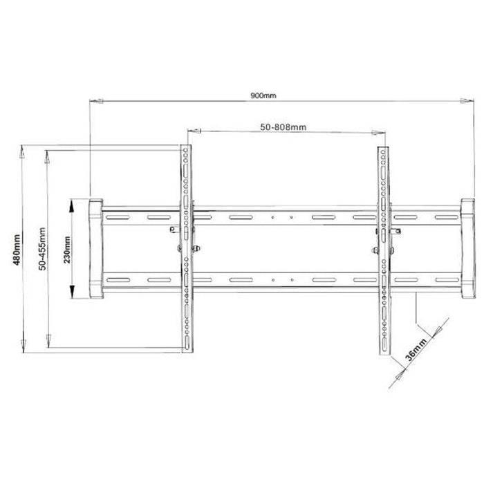 TV Стойка VIVANCO 37976 ЧЕРЕН