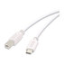Кабел VIVANCO USB-C-USB-B 1.8 m 45355 White