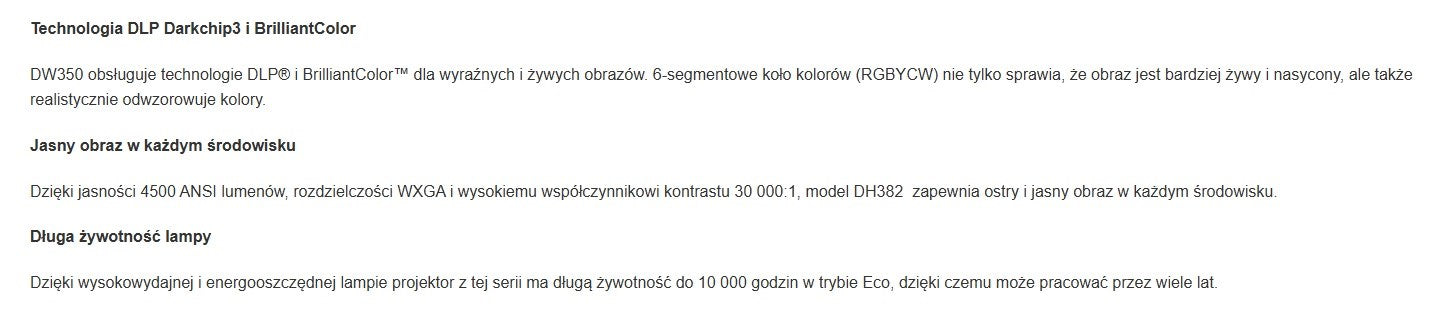 VIVITEK ПРОЕКТОР DH382