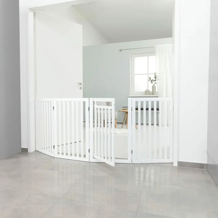 Входна врата Trixie Куче Бял 60-160 x 81 cm