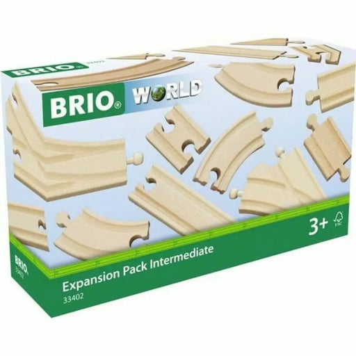 Влакови релси Brio Intermediate Evolution Set Дървен 16