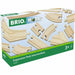 Влакови релси Brio Intermediate Evolution Set Дървен 16