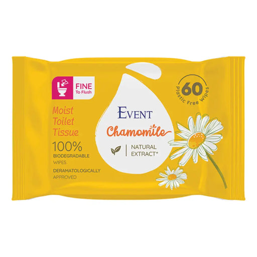 ВЛАЖНА ТОАЛЕТНА ХАРТИЯ С ЛАЙКА 60 БР EVENT