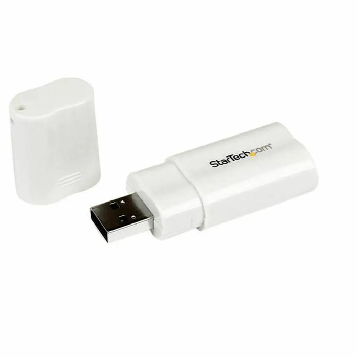 Външна звукова карта USB Startech ICUSBAUDIO Бял