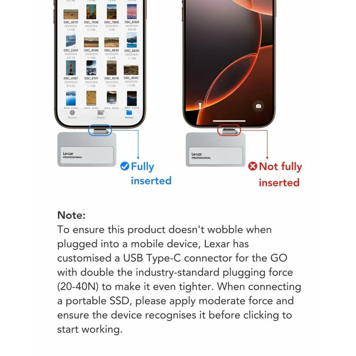 Външен харддиск Lexar LSL400X001T-RNBNG 1 TB SSD